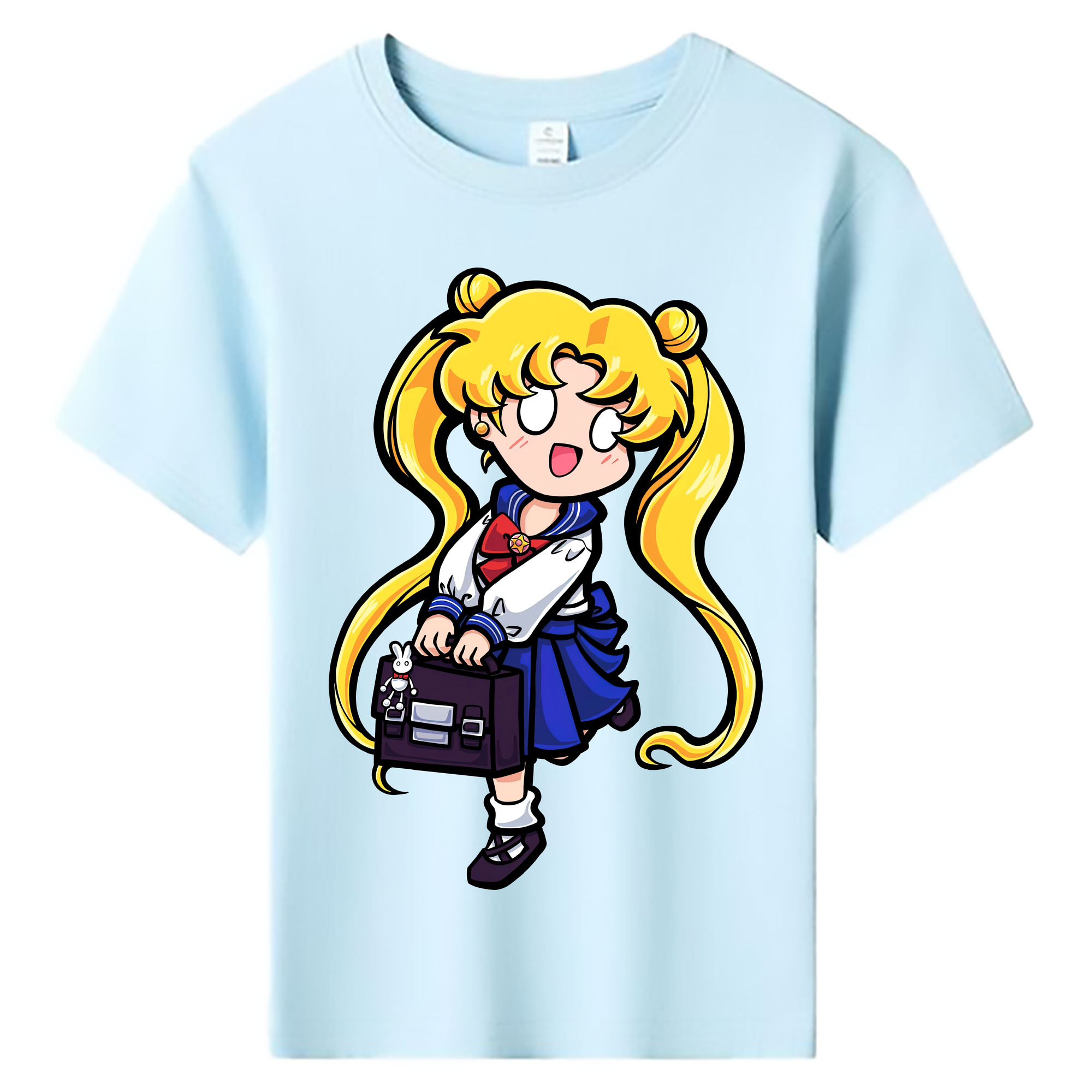 （画像用） 美少女戦士セーラームーン 愛野 美奈子 あいの みなこ Sailor Moon Aino Minako 綿100％キッズTシャツ（フロントプリント）